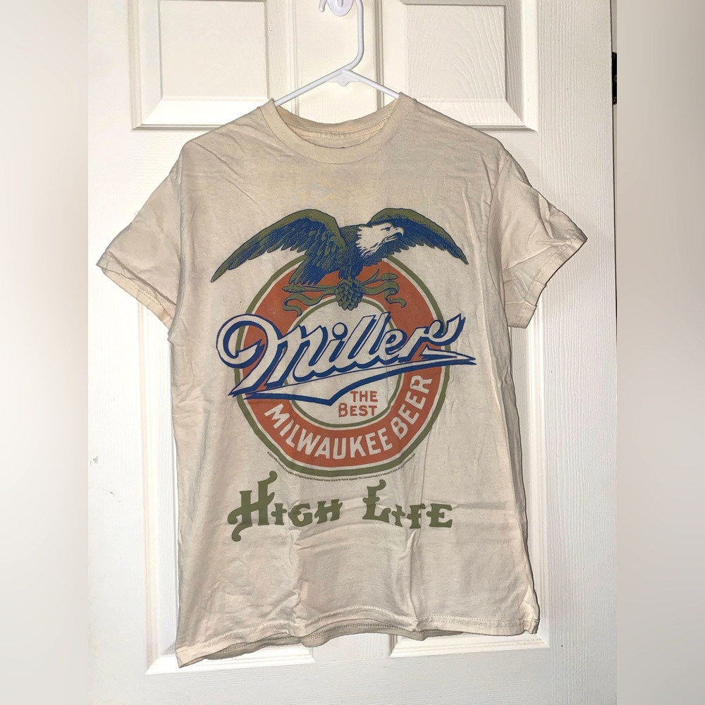 Miller High Life graphic t shirt